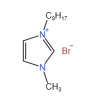 1-辛基-3-甲基咪唑溴鹽結(jié)構(gòu)式